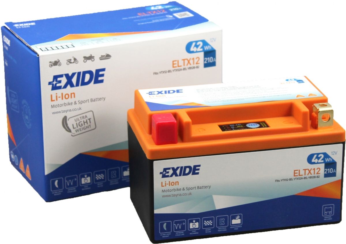 MOTO EXIDE ELTX12 Li-Ion